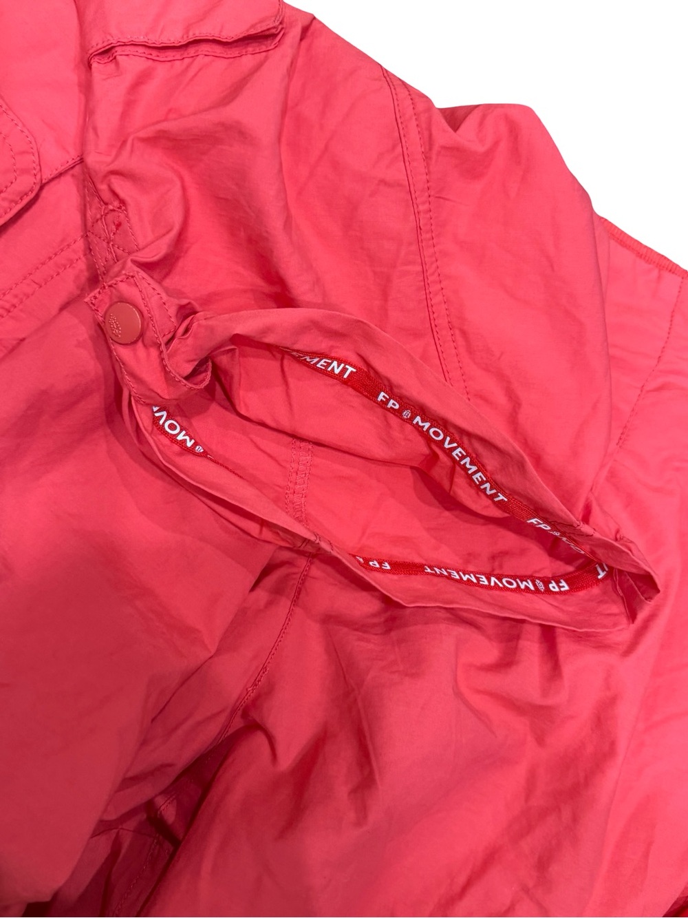 ⚡️ Free People Movement Mesmerize Me Cargo Pants Cherry Crush Size XL - Picture 12 of 16